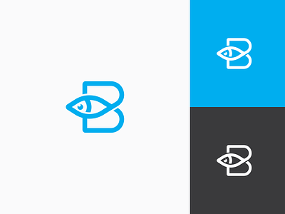 B letter + Fish - Logo changlle #3