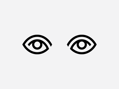 Eyes concept design eyes logo