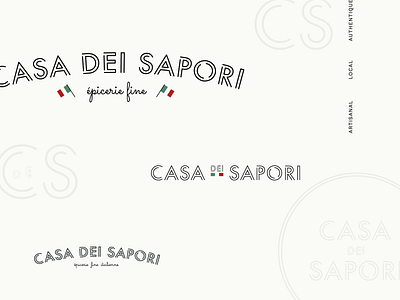 Logo & branding for Casa Dei Sapori branding design graphicdesign grocery italy logo minimal shop