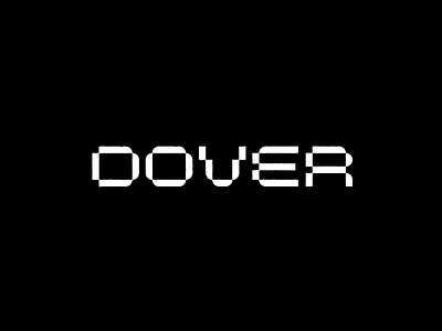 Dover - Unused album artwork design identity lettering logotype typeface design typography vector