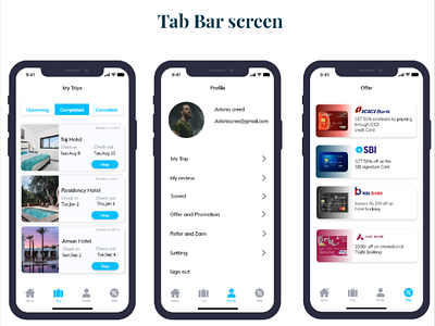 tab bar screen