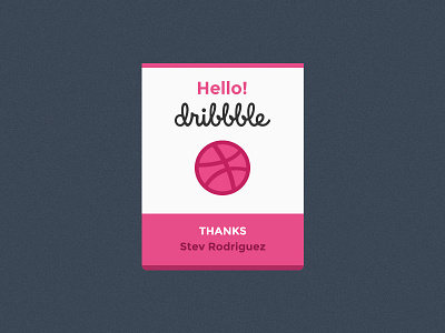 Hello Dribbble!