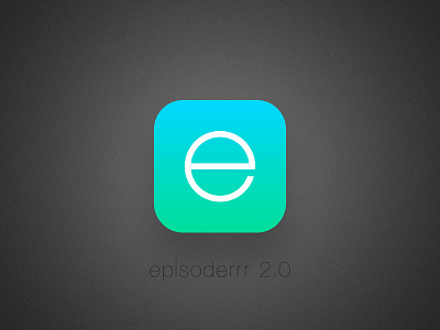 Episoder icon v. 2.0 app colors icon ios ios7
