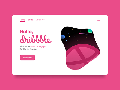 Hello Dribbble! design hellodribbble ui web website