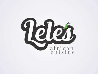 LELES AFRICAN CUISINE branding corporate identity design design logo typography