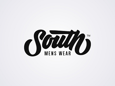 SOUTH MENS WEAR corporate identity design logo design upgrade