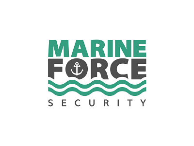 MARINE FORCE corporate identity design logo design