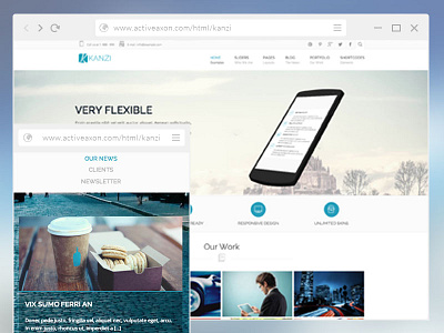 Kanzi Bootstrap Template