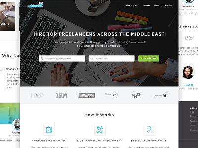 Nabbesh Landing Page