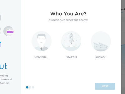 Onboarding screen