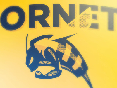 Hornets Logo angry athletic baseball basketball bee football hornet logo negative soccer space sports