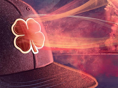 Lucky Hat 2d branding illustration sports
