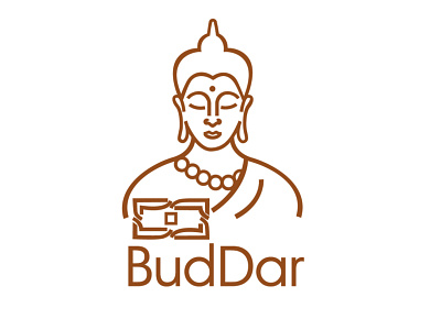 BudDar logo buddha design logo logo design logodesign logotype logotypedesign logotypes vector vector illustration vectorart