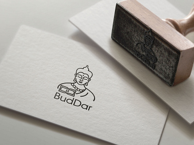 BudDar logo mokap asian buddha design logo logodesign logotype design logotypedesign religion vectorart