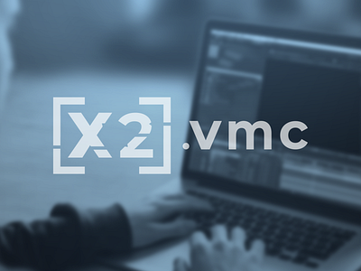 X2VMC design logo vector x2