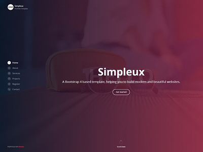 simpleux designer website template