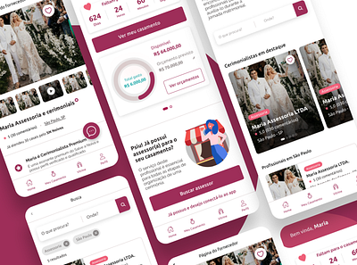 SNN - Appshots app bride ui design wedding
