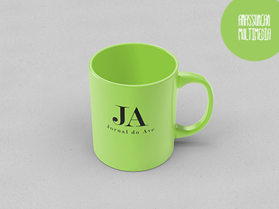 JA logo design graphic ja jornal do ave logo newspaper