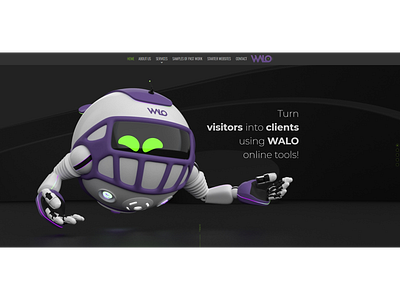 UX/UI & Development Website WaloDTP 3d animation dev graphic design ui webdesing