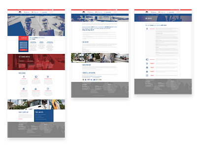 UX/UI Website moving company in Florida, USA dev graphic design ui website