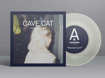CAVE CAT — Deception album art direction cover music record vinyl