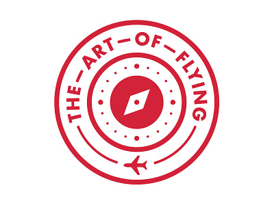 The Art of Flying badge emblem logo packing travel
