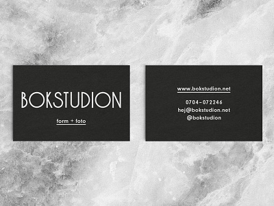 Bokstudion identity