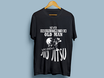 Jiu jitsu T-shirt design design illustration jiu jitsu jiujitsu old man tshirt tshirt design tshirts typography vector