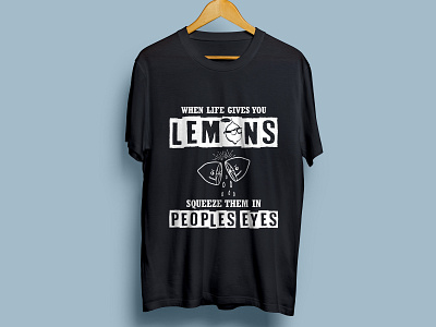 Life gives you lemon T-shirt design design illustration lemons life tshirt tshirt design tshirts typography vector