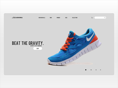 Caroina Shoe E-Commerce Landing Page