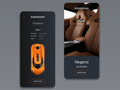 Car Buying App UI