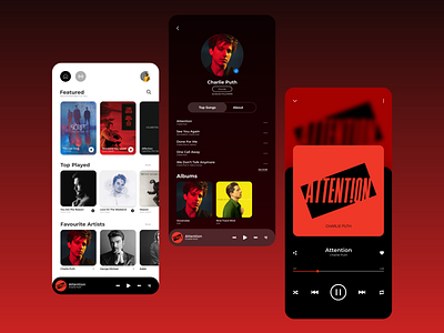 Music App UI Exploration