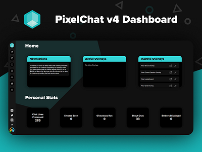 PixelChat v4 Dashboard