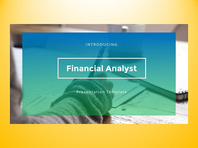 Finacial Analysis Templates design finacial powerpoint template ppt template pptx