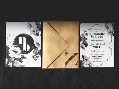 Graduation Invitation for myself with my logo on the front.