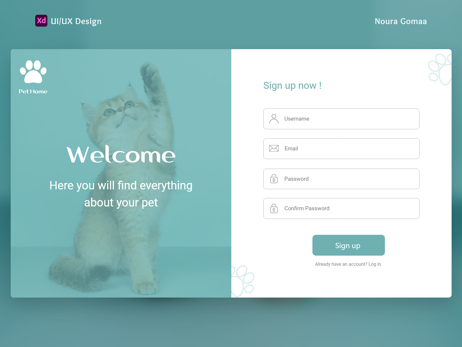 sign up ui page