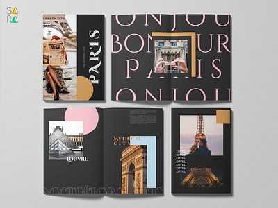 paris album album album cover design branding design indesign magazine magazine design photos