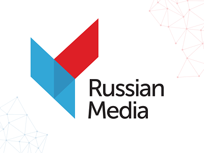 Logo Russian Media branding logo russia-media