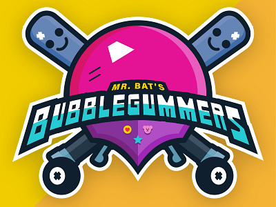 Brawl Star's BubbleGummers Logo brawl stars esports logo illustration logo logodesign sports logo video game