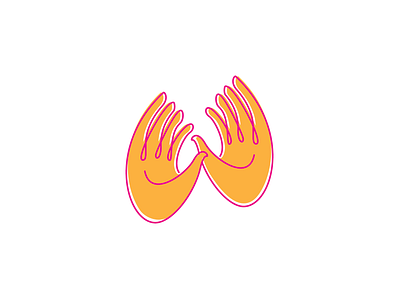 Hand Study 1 hands illustration logo