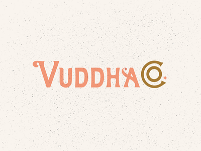 Vuddha Co. branding buddha company design lettering logo type typography wordmark