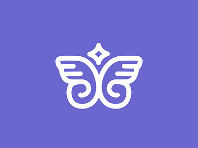Empower Logo Symbol WIP brand branding butterfly logo spiritual symbol yoga
