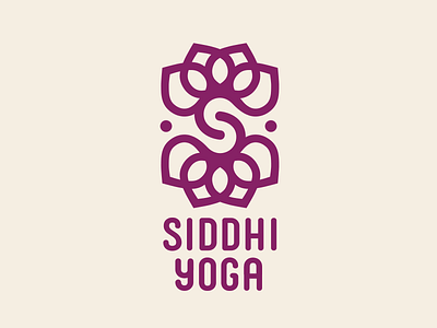 Siddhi Yoga brand branding logo milwaukee spiritual symbol yoga