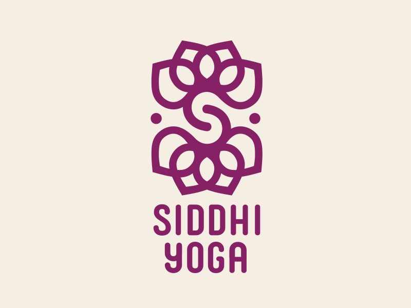 Siddhi Yoga milwaukee symbol brand spiritual yoga logo branding