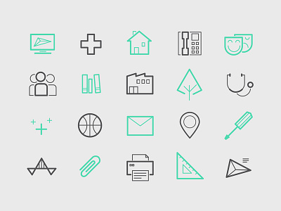 ingebois icons brand branding icons identity line minimal