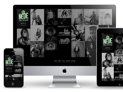 Mr. Nède / responsive layout css3 design grid html5 interface ios ipad iphone responsive ui webdesign website