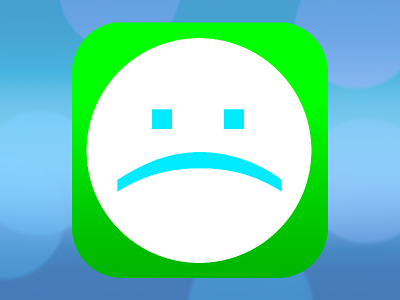 :( :( dissappointment icon ios7
