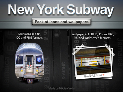 New York Subway icon & wallpaper pack release