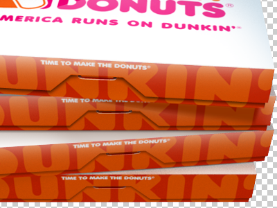 Dunkin' Donuts Boxes