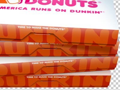 Dunkin' Donuts Boxes by Nikolay Verin - Dribbble